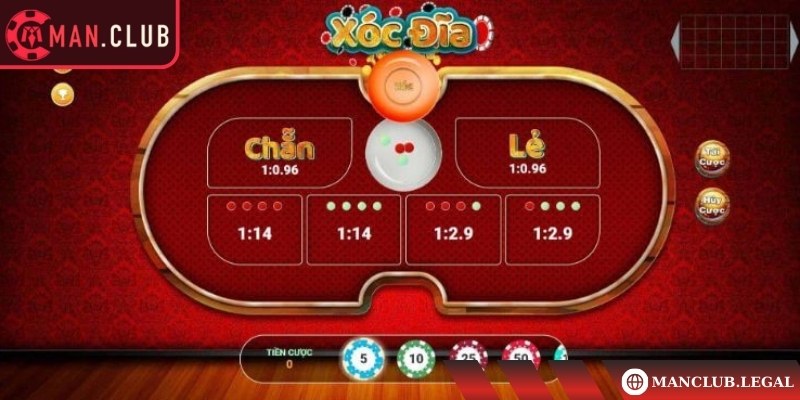 Cách chơi Xóc Đĩa tại Manclub